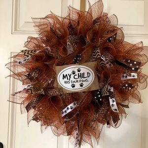 Fur baby Dog wreath